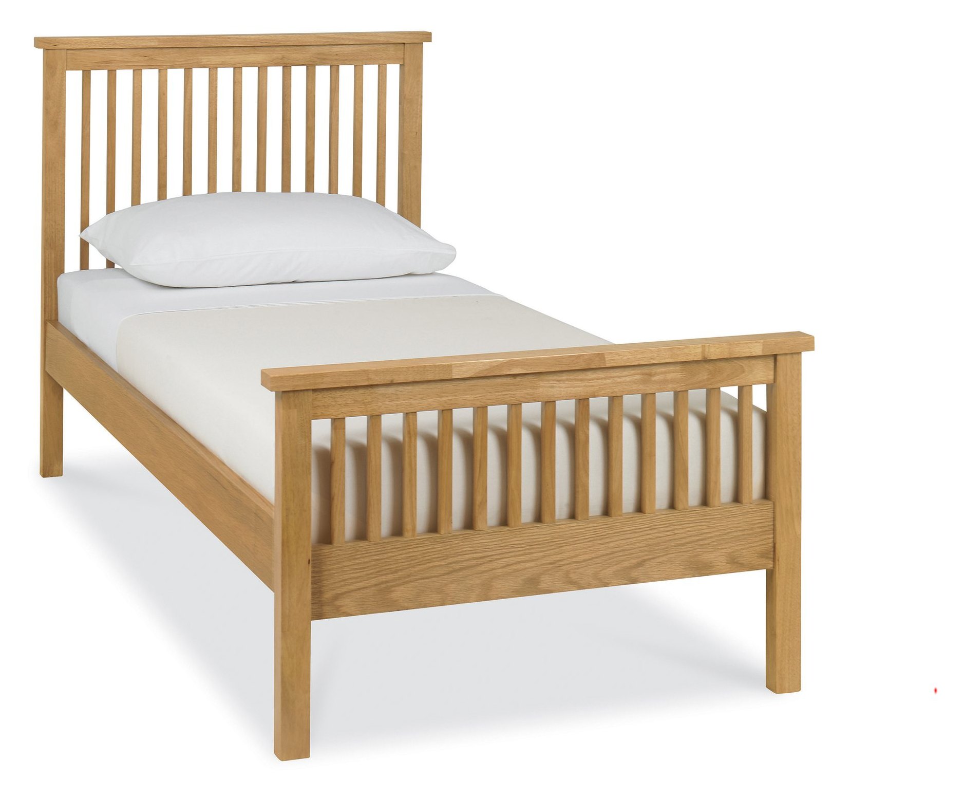 Atlanta Oak High Footend Bedstead Size Single Ixo