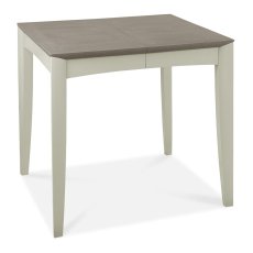 Palermo Grey Washed Oak 2-4 Seater Table & 4 Chairs in Titanium Fabric