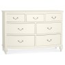 Bordeaux Ivory 3+4 Drawer Chest - Grade A3 - Ref #0053