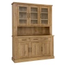 Westbury Rustic Oak Glazed Dresser