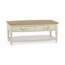 Ashley Pale Oak & Antique White Coffee Table With Drawers Ashley Pale Oak & Antique White Coffee Table With Drawers