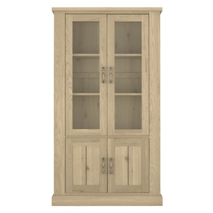 Chartreuse Aged Oak Display Cabinet