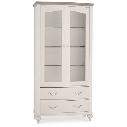 Ashley Grey Washed Oak & Soft Grey Display Cabinet