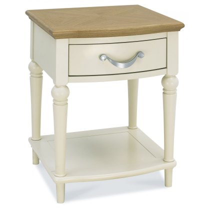 Ashley Pale Oak & Antique White 1 Drawer Nightstand