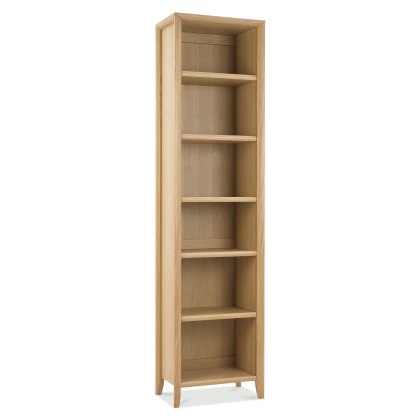 Palermo Oak Narrow Bookcase