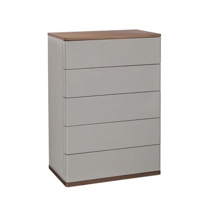 Eyton 5 Drawer Tall Wide Chest