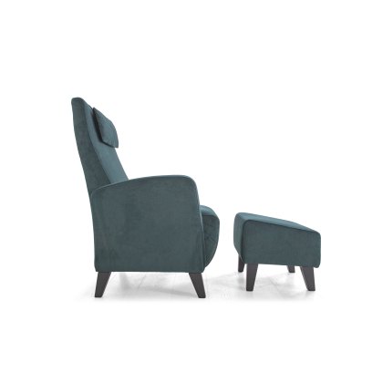 Arthur Accent Chair and Footstool