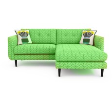 Orla Kiely Linden L Shape Large Chaise Sofa