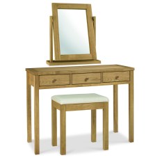 Atlanta Oak Dressing Table Set