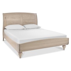 Bordeaux Chalk Oak Low Foot End Bedstead King 150cm