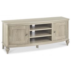 Bordeaux Chalk Oak Wide Tv Unit