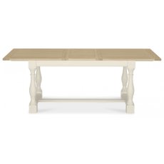 Chartreuse Aged Oak & Antique White 4-8 Extension Table