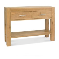 Turin Light Oak Console Unit