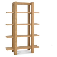 Turin Light Oak Open Shelf Unit