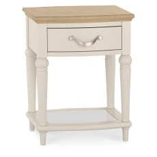 Ashley Pale Oak & Antique White Lamp Table With Drawer