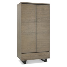 Faro Weathered Oak Double Wardrobe