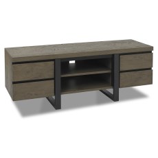 Faro Weathered Oak Wide Entertainment Unit