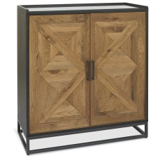 Harvey Rustic Oak Drinks Cabinet