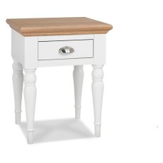 Montana Two Tone Lamp Table - Turned Leg