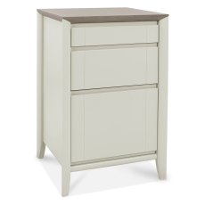 Palermo Grey Washed Oak & Soft Grey Filing Cabinet