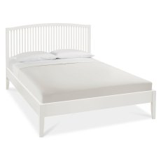 Rivendell White Slatted Bedstead Double 135cm