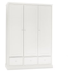 Rivendell White Triple Wardrobe