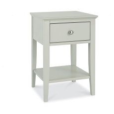 Rivendell Soft Grey 1 Drawer Nightstand