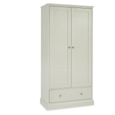 Rivendell Soft Grey Double Wardrobe