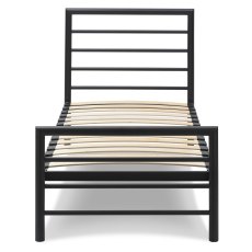 Urban Matt Black Bedstead Single 90cm