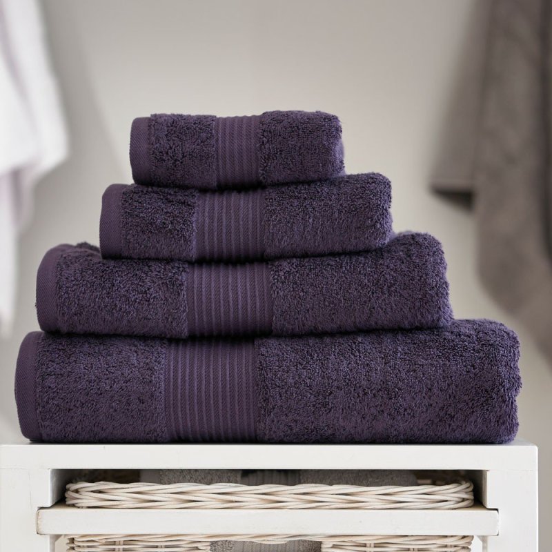 Bliss Aubergine Towels