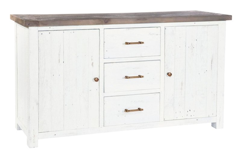 Purbeck Reclaimed Wood Painted Large Sideboard Purbeck Reclaimed Wood Painted Large Sideboard