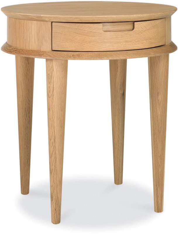 Oslo Oak Lamp Table With Drawer Oslo Oak Lamp Table With Drawer