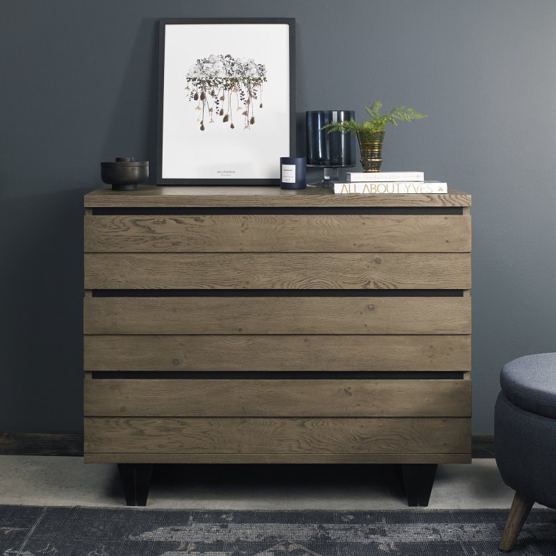 Faro Weathered Oak 3 Drawer Chest Faro Weathered Oak 3 Drawer Chest