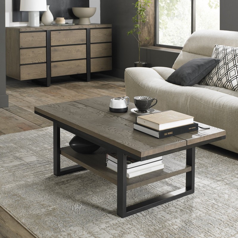 Faro Weathered Oak Coffee Table Faro Weathered Oak Coffee Table