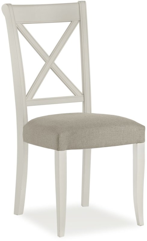 Montana Soft Grey X Back Chair - Pebble Grey Fabric (Single) - Grade A2 - Ref #0009 Montana Soft Grey X Back Chair - Pebble Grey Fabric (Single) - Grade A2 - Ref #0009