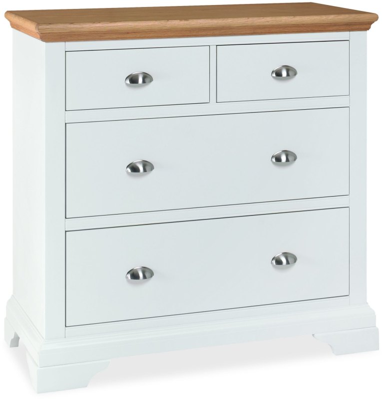 Montana Two Tone 2+2 Drawer Chest - Grade A2 - Ref #0197 Montana Two Tone 2+2 Drawer Chest - Grade A2 - Ref #0197