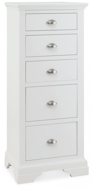 Montana White 5 Drawer Tall Chest Montana White 5 Drawer Tall Chest