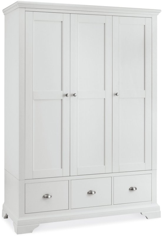 Montana White Triple Wardrobe Montana White Triple Wardrobe