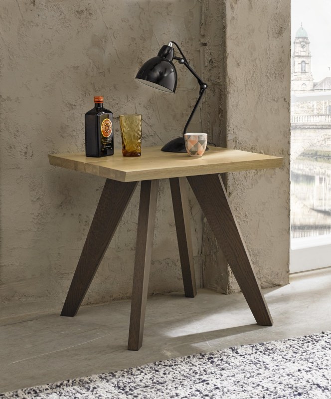 Nordic Aged Oak Lamp Table Nordic Aged Oak Lamp Table