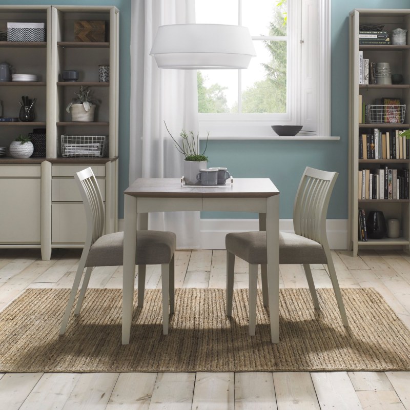 Palermo Grey Washed Oak & Soft Grey 2-4 Extension Table - Grade A3 - Ref #0401 Palermo Grey Washed Oak & Soft Grey 2-4 Extension Table - Grade A3 - Ref #0401