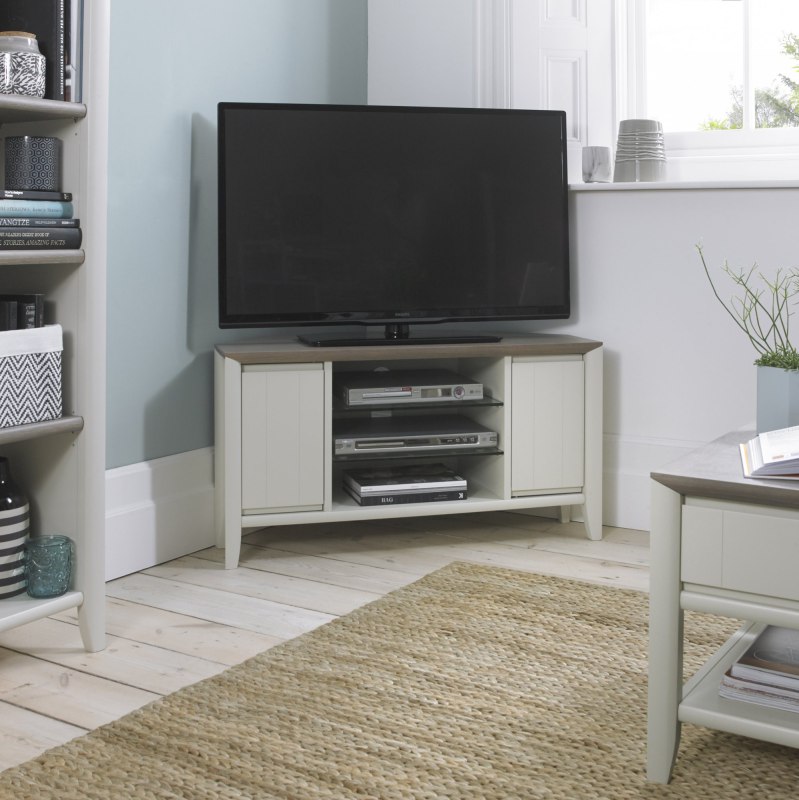 Palermo Grey Washed Oak & Soft Grey Corner Entertainment Unit Palermo Grey Washed Oak & Soft Grey Corner Entertainment Unit