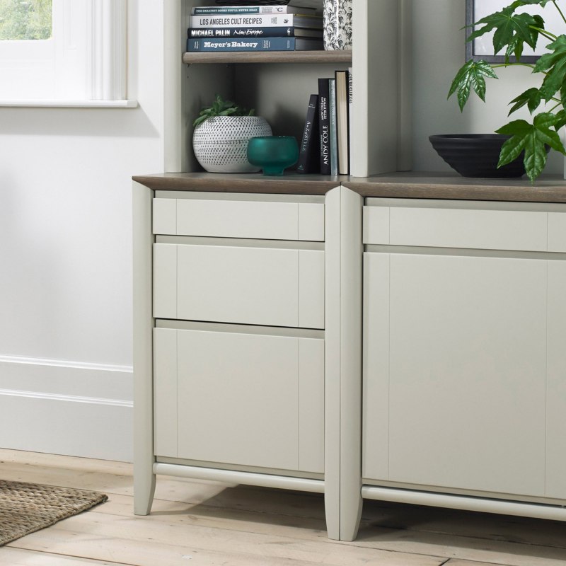 Palermo Grey Washed Oak & Soft Grey Filing Cabinet Palermo Grey Washed Oak & Soft Grey Filing Cabinet