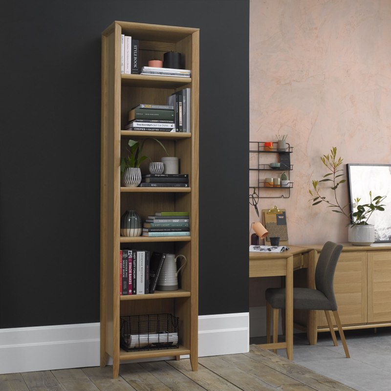 Palermo Oak Narrow Bookcase Palermo Oak Narrow Bookcase