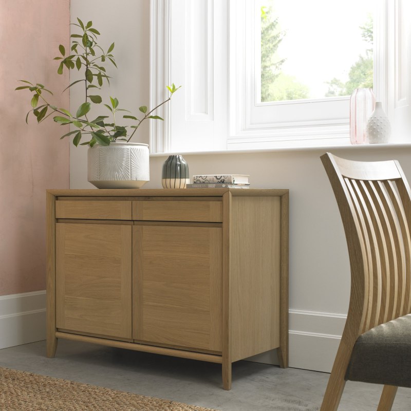 Palermo Oak Narrow Sideboard - Grade A3 - Ref #0468 Palermo Oak Narrow Sideboard - Grade A3 - Ref #0468