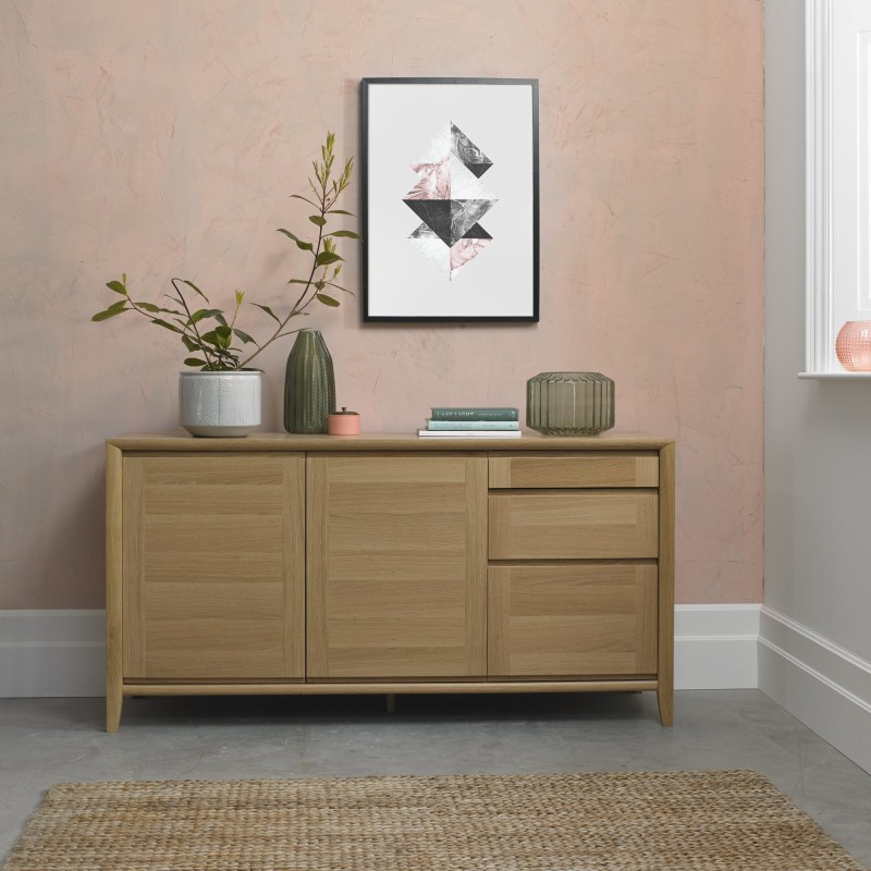 Palermo Oak Wide Sideboard Palermo Oak Wide Sideboard