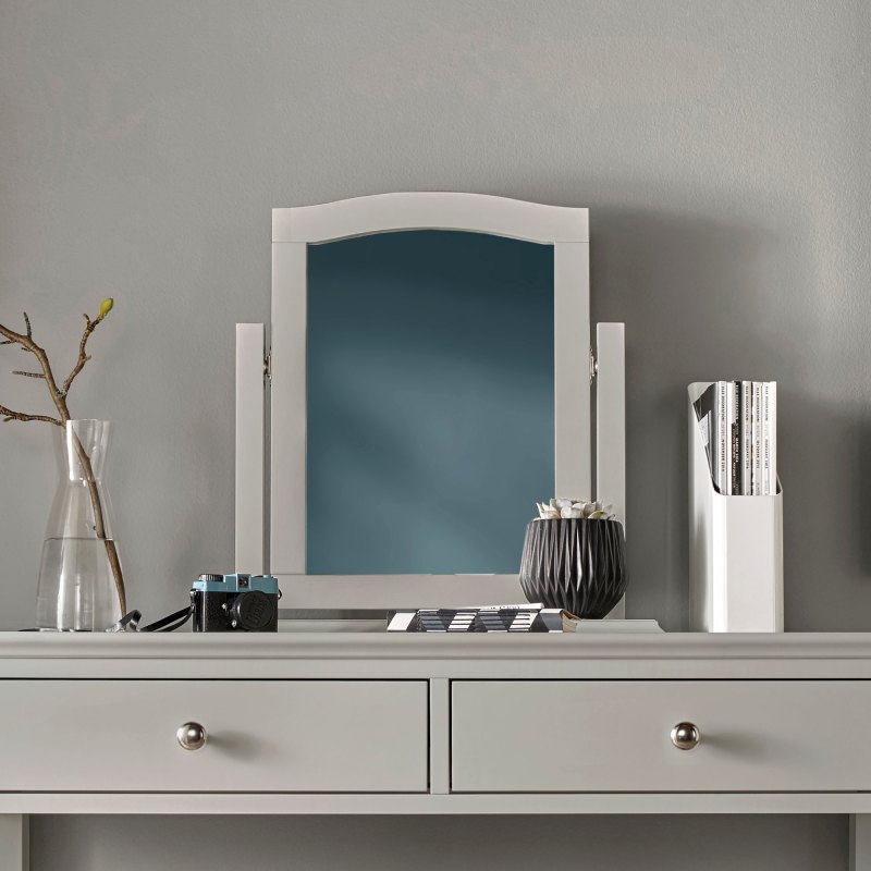 Rivendell Soft Grey Vanity Mirror Rivendell Soft Grey Vanity Mirror