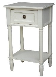 Emily Off White Bedside Table Emily Off White Bedside Table