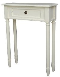 Emily Off White Mini Console Table Emily Off White Mini Console Table