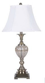 Table Lamp - Metal and Glass Table Lamp - Metal and Glass