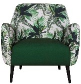 Nature Armchair with Black Legs Nature Armchair with Black Legs